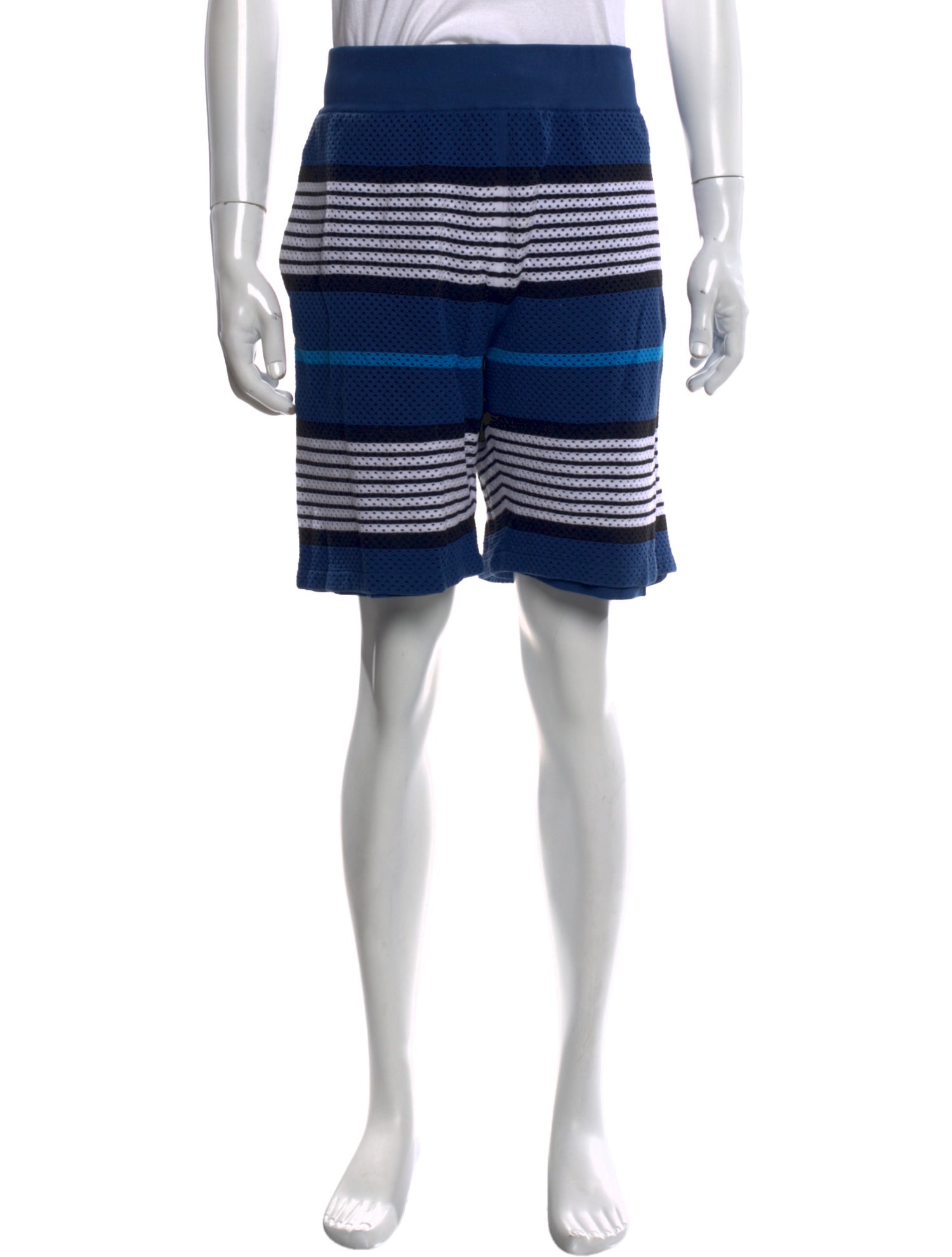 Burberry Striped Jogger Shorts
